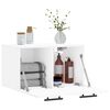 vidaXL Armário de parede 60x36,5x35 cm derivados de madeira branco