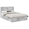 vidaXL Cama com Armazenamento com gaveta Cinzento 150 x 200 cm