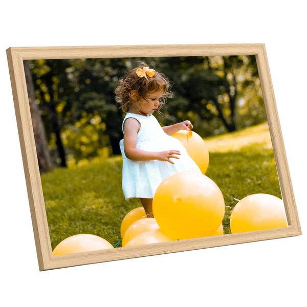 vidaXL Molduras para parede ou mesa 5 pcs 70x90 cm carvalho-claro