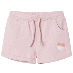 Cal&ccedil;&otilde;es de crian&ccedil;a com cord&atilde;o rosa-claro misto 116