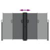 vidaXL Toldo lateral retr&aacute;til 140x1000 cm preto