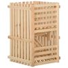 vidaXL Caixa para batatas 50x50x80 cm pinho maci&ccedil;o