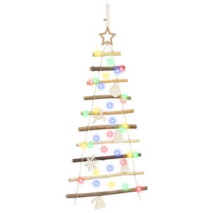 vidaXL &Aacute;rvore de Natal Suspensa 90 cm 30 LED Multicolorido