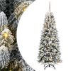 vidaXL &Aacute;rvore de Natal Artificial com 150 LEDs Branco 150 cm
