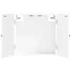 vidaXL Arm&aacute;rio para Dartboard BREDA Branco Brilhante