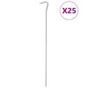 vidaXL Estacas para tenda 25 pcs 30 cm &Oslash;4 mm a&ccedil;o galvanizado