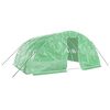 vidaXL Estufa com estrutura de a&ccedil;o 20 m&sup2; 5x4x2,3 m verde
