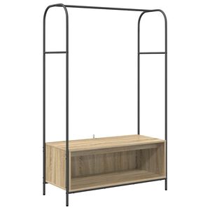 vidaXL Suporte para Roupas Carvalho Marrom 100 x 44 x 160 cm