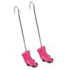 vidaXL Alargador de botas c/ cal&ccedil;adeira EU 34-40 pl&aacute;stico rosa