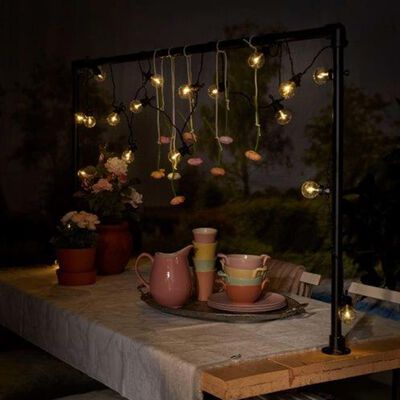 Luxform Conjunto luzes para festas de jardim com 20 LED Fiji