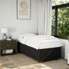 vidaXL Estrutura de cama sem colch&atilde;o 90x200 cm tecido preto