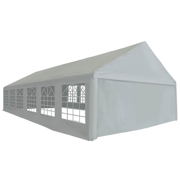 vidaXL Tecido da Tenda Sem Estrutura Cinzento 12 x 6 m PE