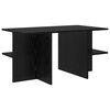vidaXL Mesa de centro Carvalho Preto 87 x 50 x 45 cm