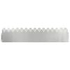 vidaXL Delimitadores de relvado 20 pcs Prateado 103 x 0,05 x 22 cm