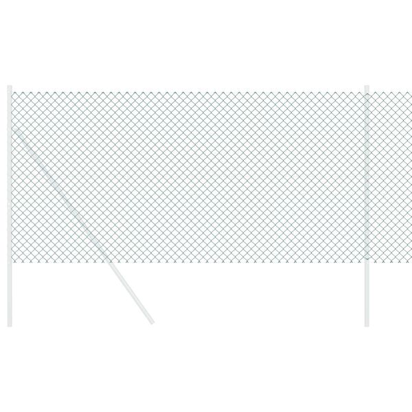 vidaXL Cerca de Malha Verde 25 x 1,2 m A&ccedil;o