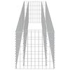vidaXL Canteiro elevado/cesto gabi&atilde;o 270x50x50 cm a&ccedil;o galvanizado