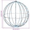 vidaXL Bola com 384 LEDs 2 pcs Branco frio 59,5 x 59,5 x 63 cm Metal