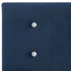 vidaXL Cama com colch&atilde;o 180x200 cm veludo azul