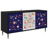 vidaXL Gabinete para TV MAINZ 102 x 33 x 51 cm Carvalho Preto
