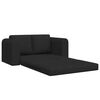 vidaXL Sofá-Cama Preto 148 x 71 x 83 cm tecido