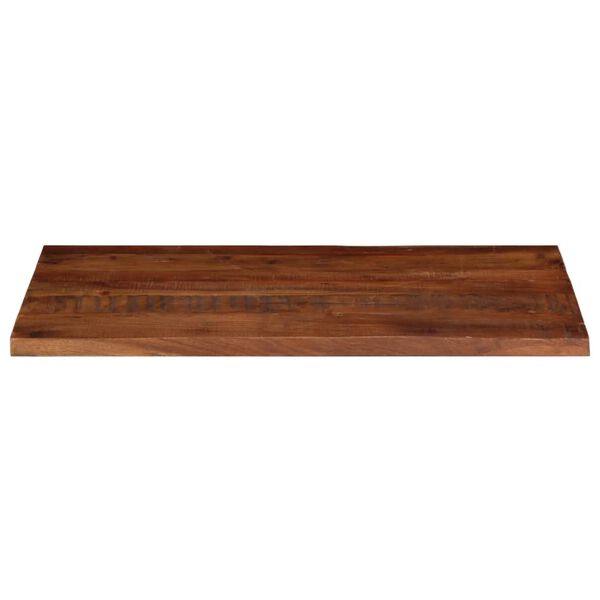vidaXL Tampo de mesa retangular 110x70x2,5cm madeira recuperada maci&ccedil;a