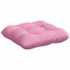 vidaXL Almofadas de Assento 4 pcs Rosa 40 x 40 x 12 cm tecido