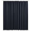 vidaXL Cortina blackout com ganchos 290x245 cm antracite