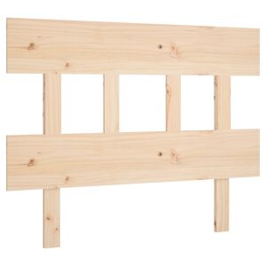 vidaXL Cabeceira de cama 93,5x3x81 cm madeira de pinho maci&ccedil;a