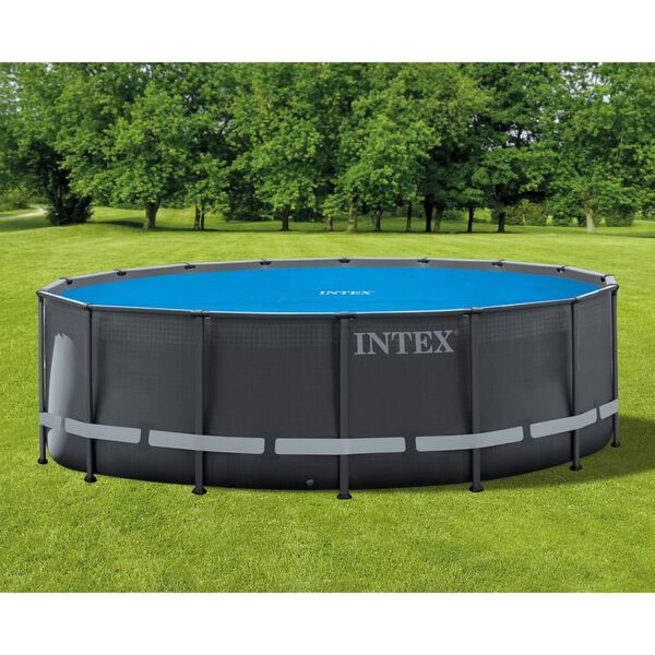 Intex Cobertura para piscina solar 470 cm polietileno azul