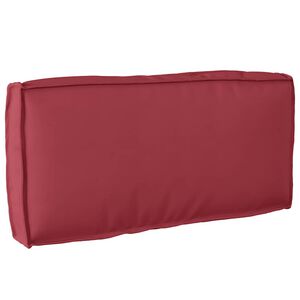 vidaXL Almofada Tecido Oxford Vinho Vermelho 80 x 40 x 12 cm