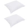 vidaXL Almofada com travesseiro 2 pcs Branco 40 x 60 cm Algod&atilde;o