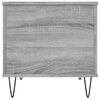 vidaXL Mesa de centro 60x44,5x45 cm derivados de madeira cinza sonoma