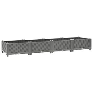 vidaXL Canteiro elevado 160x40x23 cm polipropileno