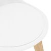 vidaXL 5 pcs conjunto de jantar branco
