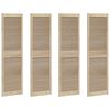 vidaXL Porta de Arm&aacute;rio com porta 4 unid. Natural 170 x 49,5 cm
