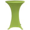 vidaXL Capa extens&iacute;vel para mesa 2 pcs 80 cm verde
