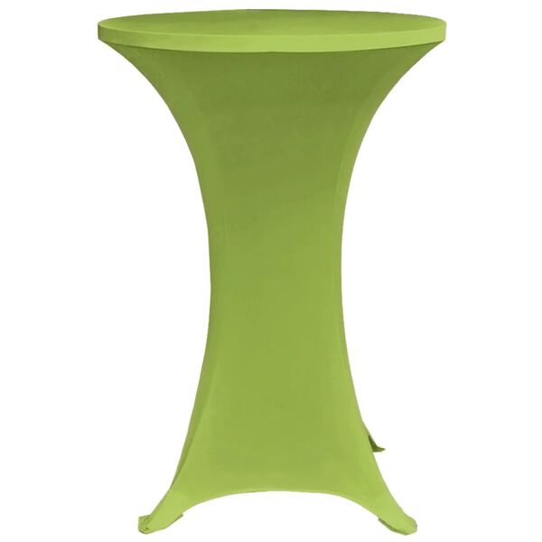vidaXL Capa extens&iacute;vel para mesa 2 pcs 80 cm verde