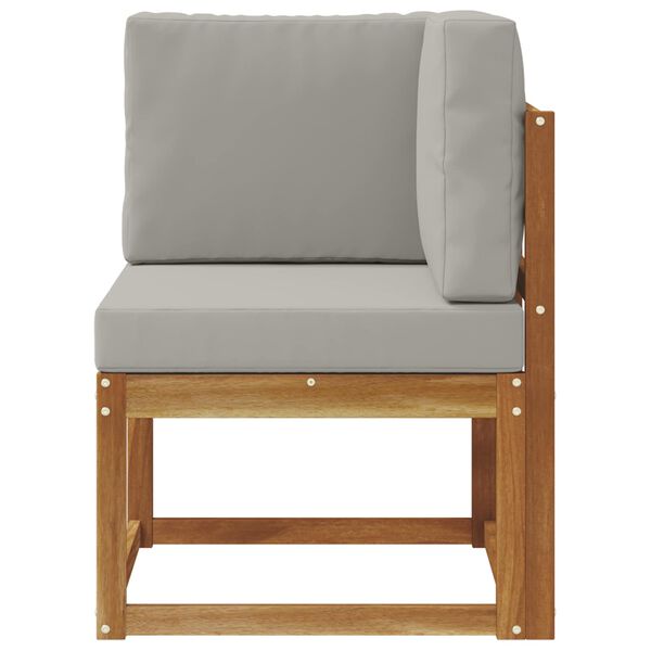 vidaXL Sof&aacute; de Canto Outdoor Madeira S&oacute;lida de Ac&aacute;cia