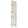 vidaXL Biombo com 5 pain&eacute;is 175x165 cm tecido cor creme