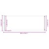 vidaXL Toldo lateral retr&aacute;til para p&aacute;tio 220x600 cm preto