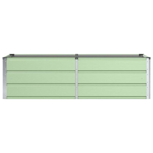 vidaXL Floreira Verde 160 x 80 x 45 cm A&ccedil;o