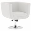 vidaXL Banco de bar couro artificial branco