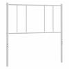 vidaXL Cabeceira de substitui&ccedil;&atilde;o 90 cm metal branco