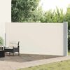 vidaXL Toldo lateral retr&aacute;til para p&aacute;tio 170x1200 cm creme