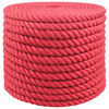 vidaXL Corda de Juta 20 mm Vermelho 100% juta Tossa