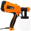 vidaXL Pistola de pintura elétrica com 3 bicos 500 W 800 ml