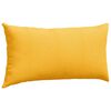vidaXL Travesseiros de Sofá 2 pcs Amarelo Claro 80 x 40 cm