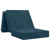 vidaXL Sof&aacute; Cama Dobr&aacute;vel 90 x 67 x 45 cm Azul