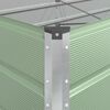 vidaXL Floreira Verde Pastel 195 x 100 x 45 cm A&ccedil;o Galvanizado
