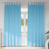 vidaXL Cortinas Blackout com Argolas 2 pcs Azul Claro 260 x 140 cm